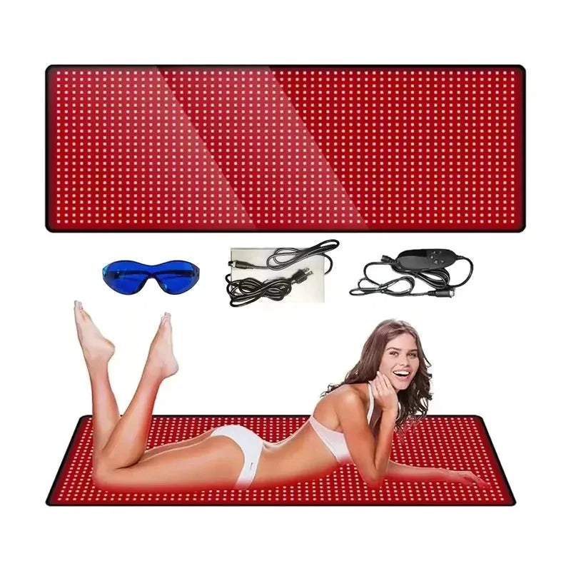 Red Light Therapy Yoga Mat Full Body 660nm-850nm