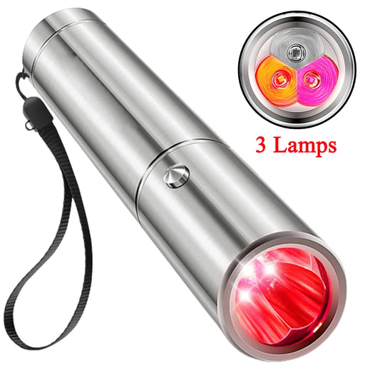 Hand-Held Red Light Therapy Light
