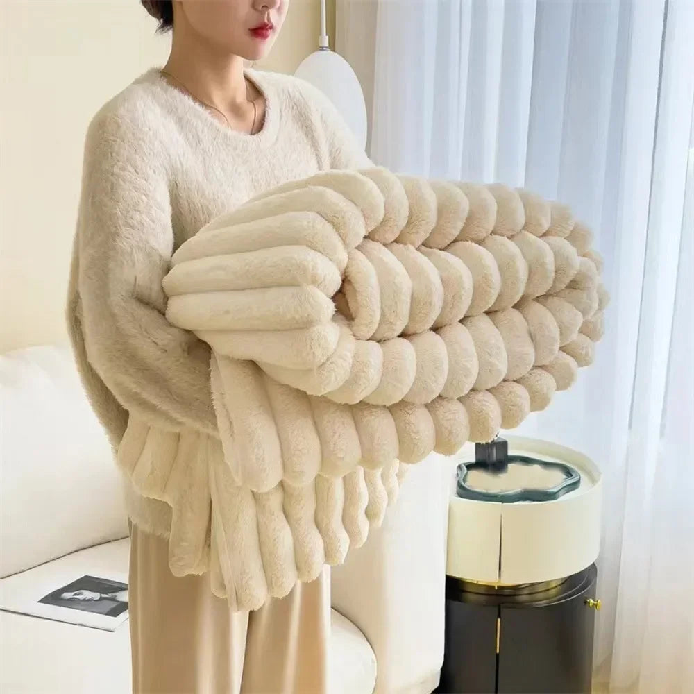 Ultra Soft Faux Rabbit Blanket
