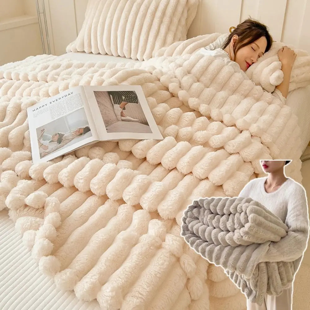 Ultra Soft Faux Rabbit Blanket