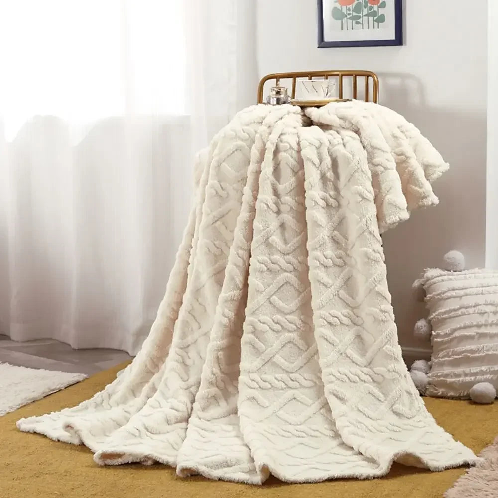 Ultra Soft Faux Rabbit Blanket