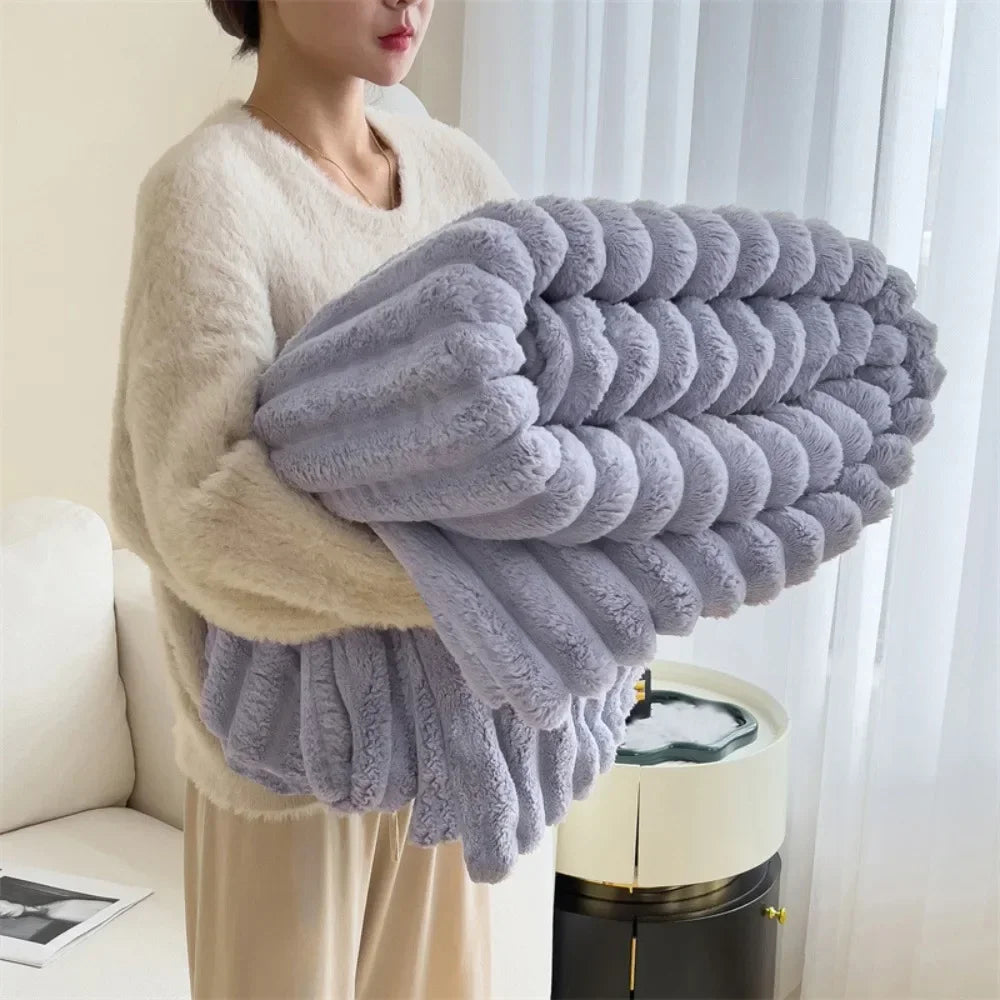 Ultra Soft Faux Rabbit Blanket