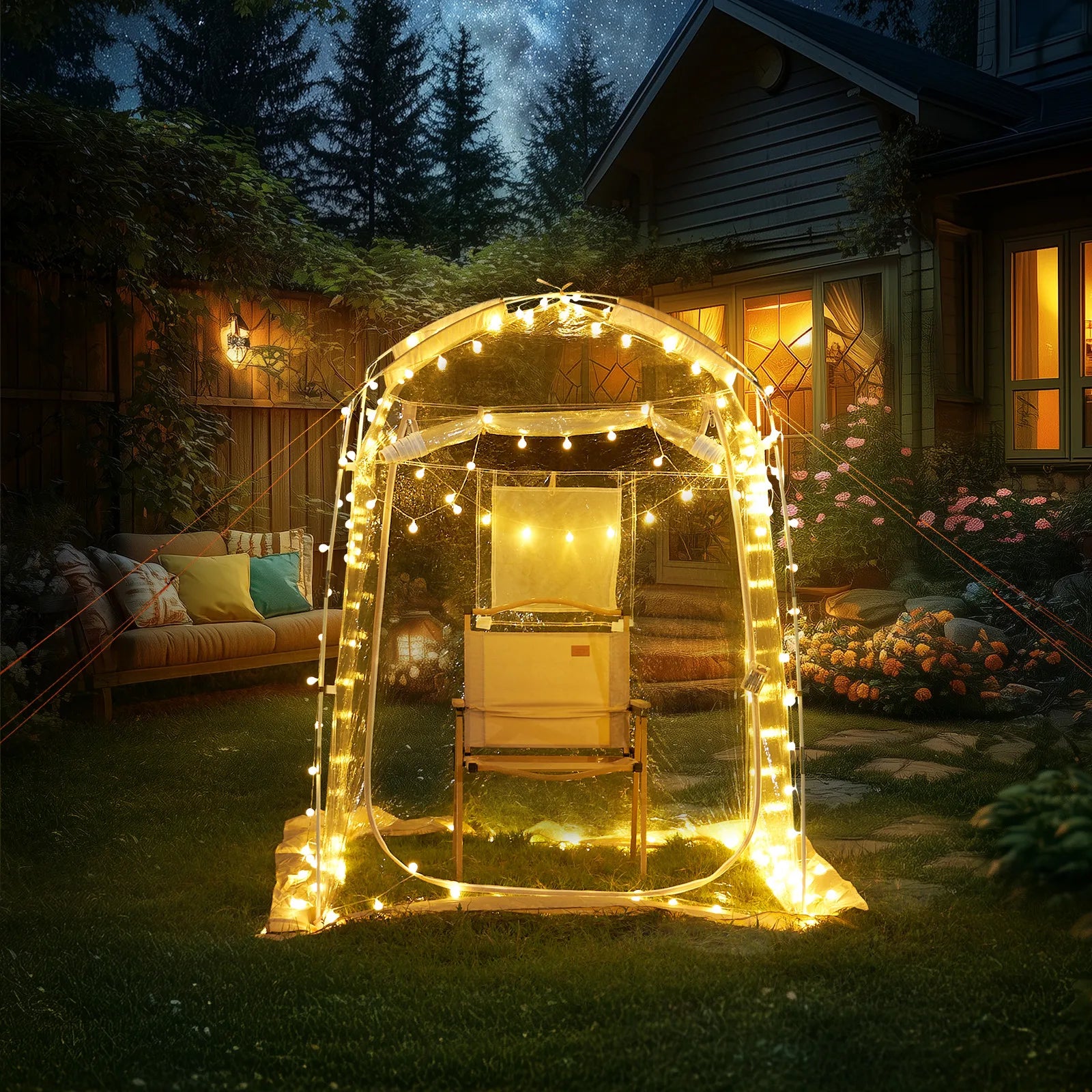 Instant Clear Weather Proof Tent