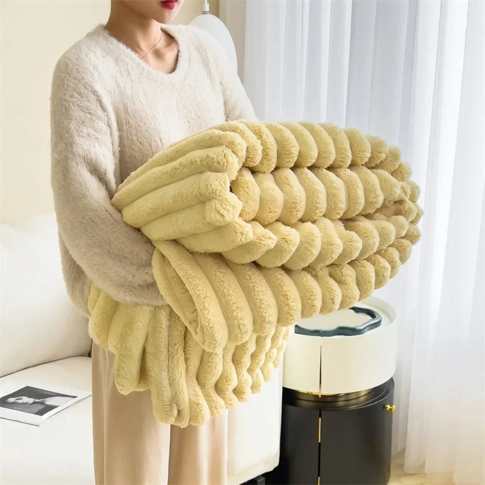 Ultra Soft Faux Rabbit Blanket