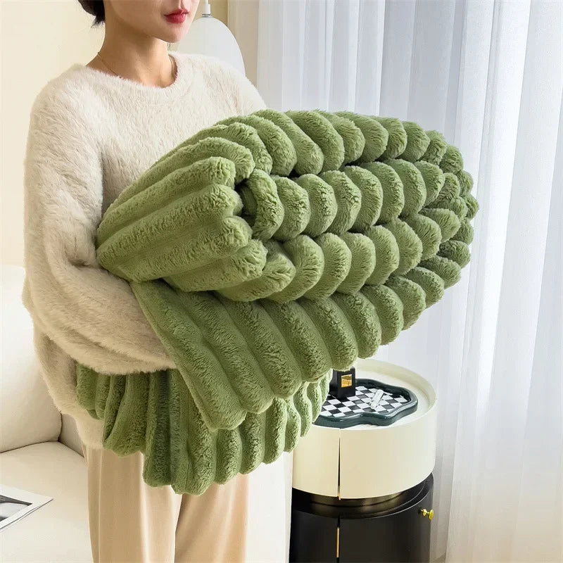Ultra Soft Faux Rabbit Blanket