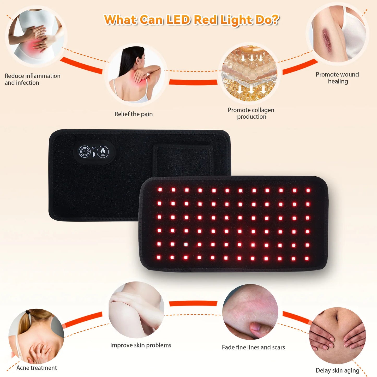 Small Portable Red Light Therapy Pad