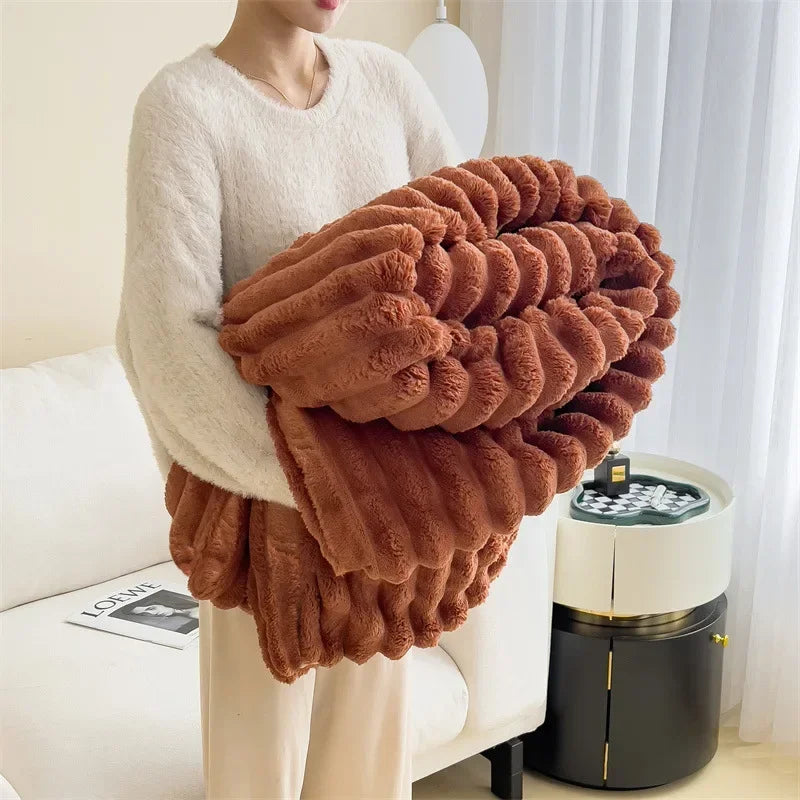 Ultra Soft Faux Rabbit Blanket