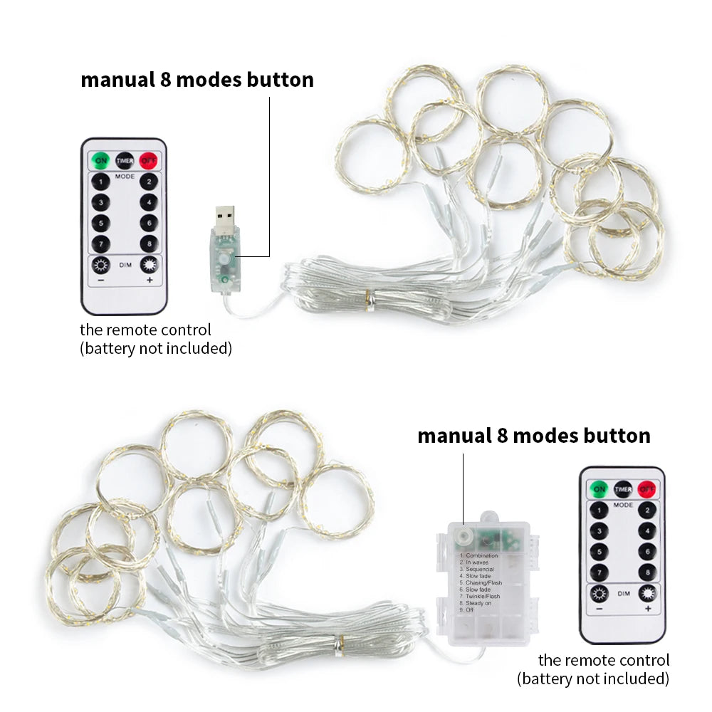 LED String Fairy Lights Battery or USB Power