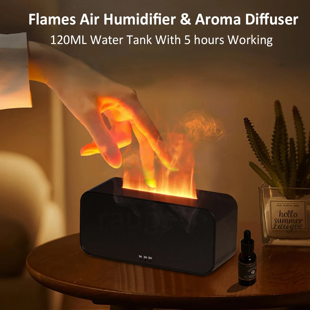 Aroma Diffuser Flame Humidifier