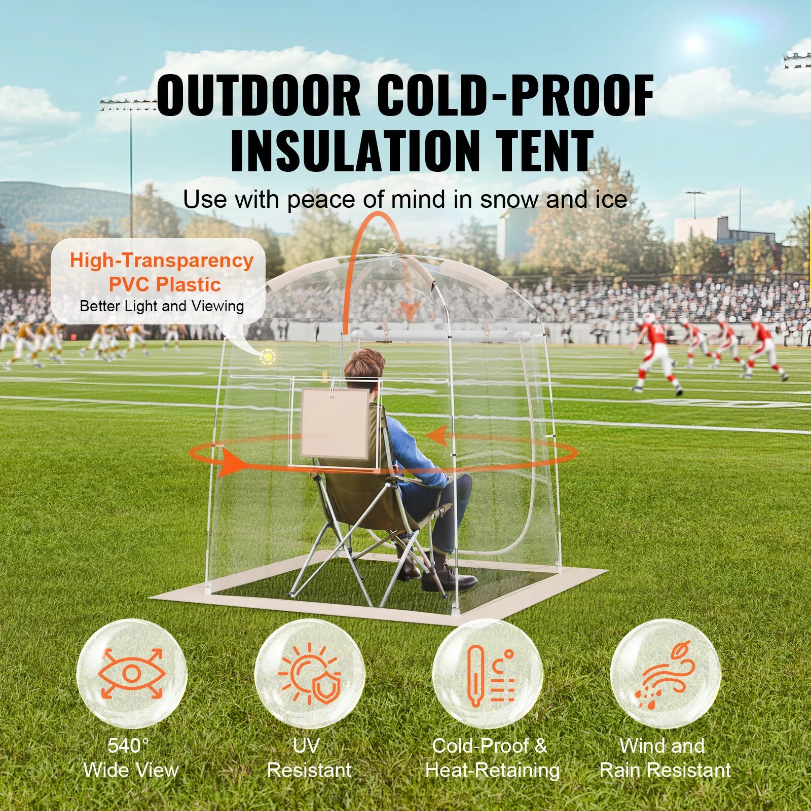 Instant Clear Weather Proof Tent