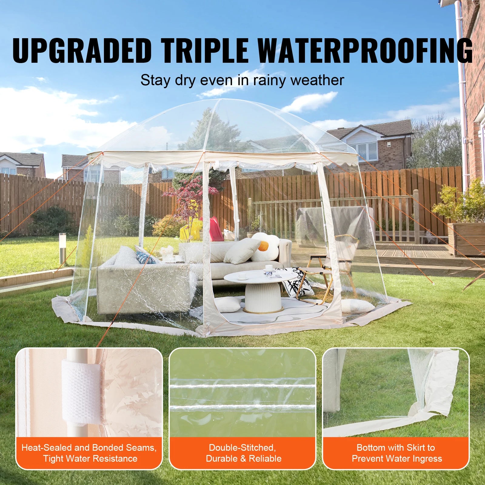 Bubble Tent Pop-Up Weatherproof